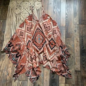 Blu Pepper BOHO Handkerchief Cut Dress Sz. L